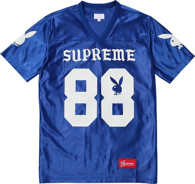 Supreme/Playboy® Football Top view 2